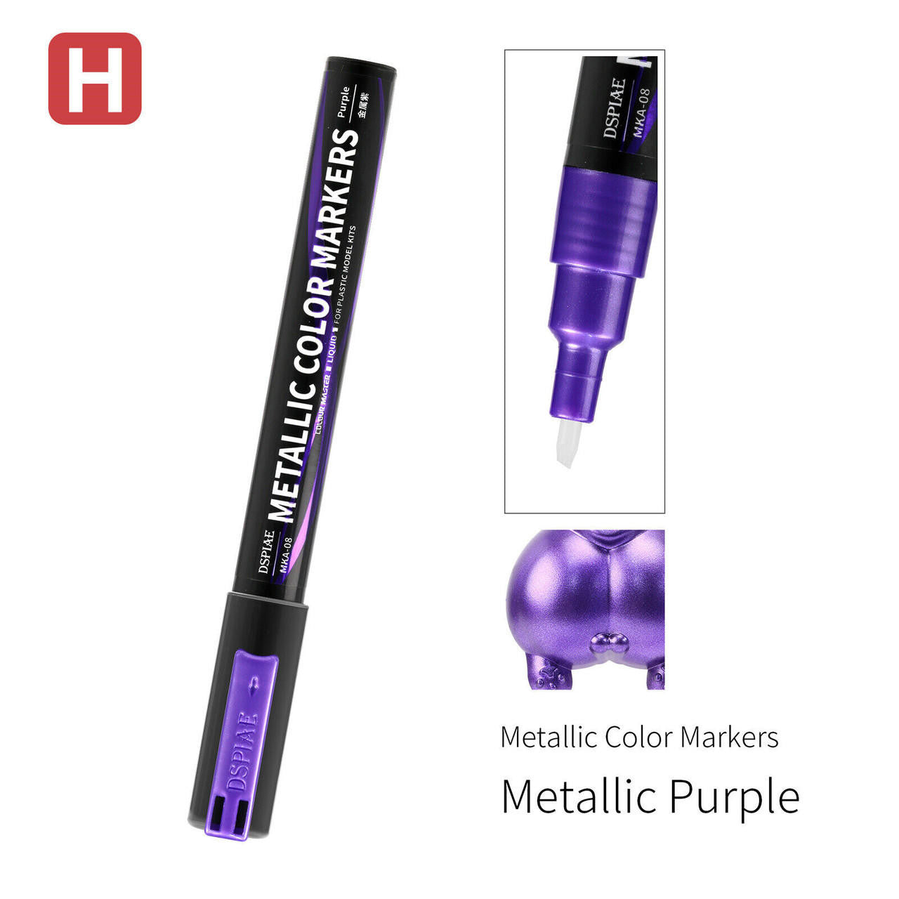 DSPIAE Tools Color Marker Super Metallic Purple MKA08